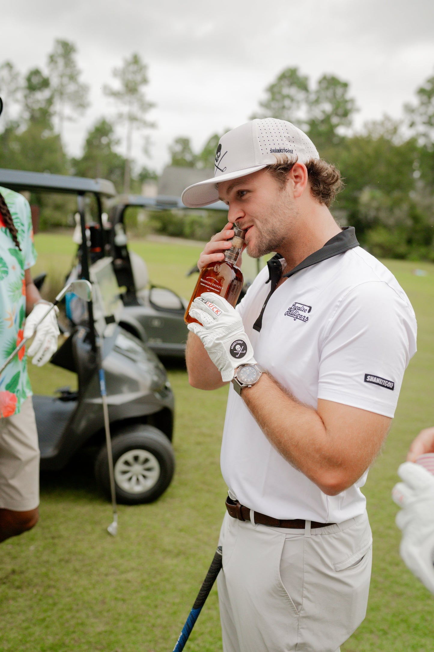 Legalize Mulligans White Polo