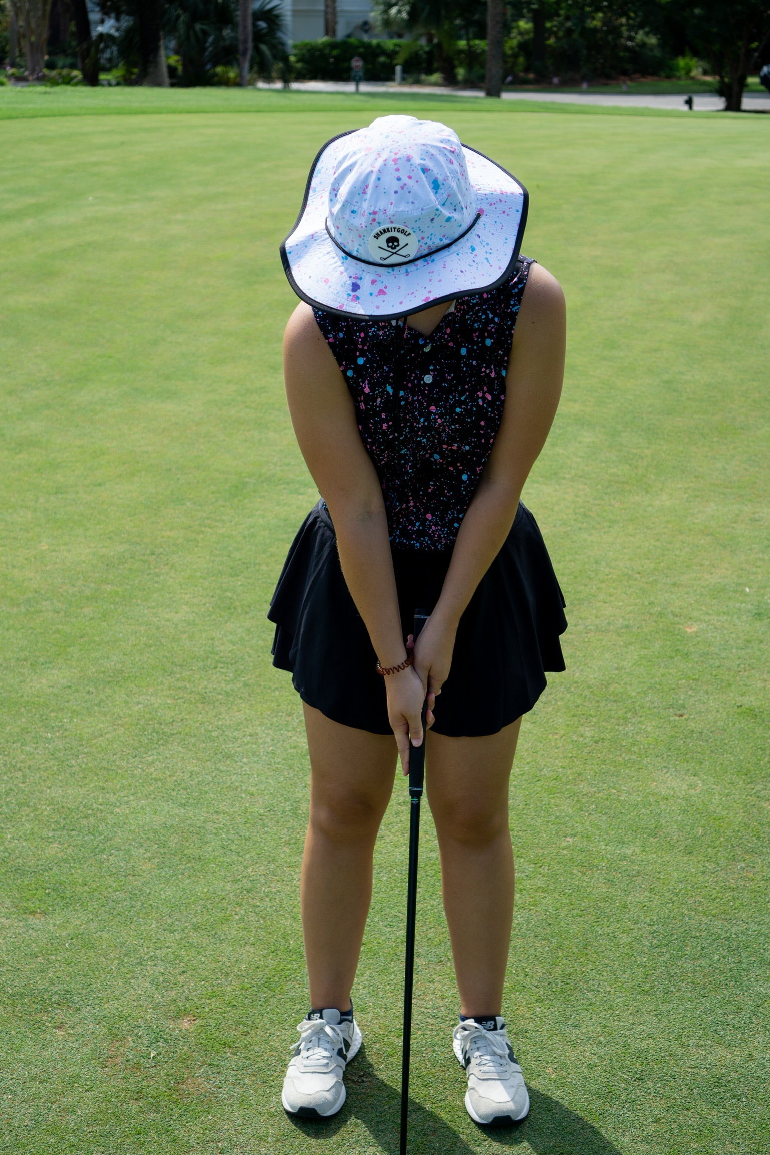 White Paint Bucket Hat