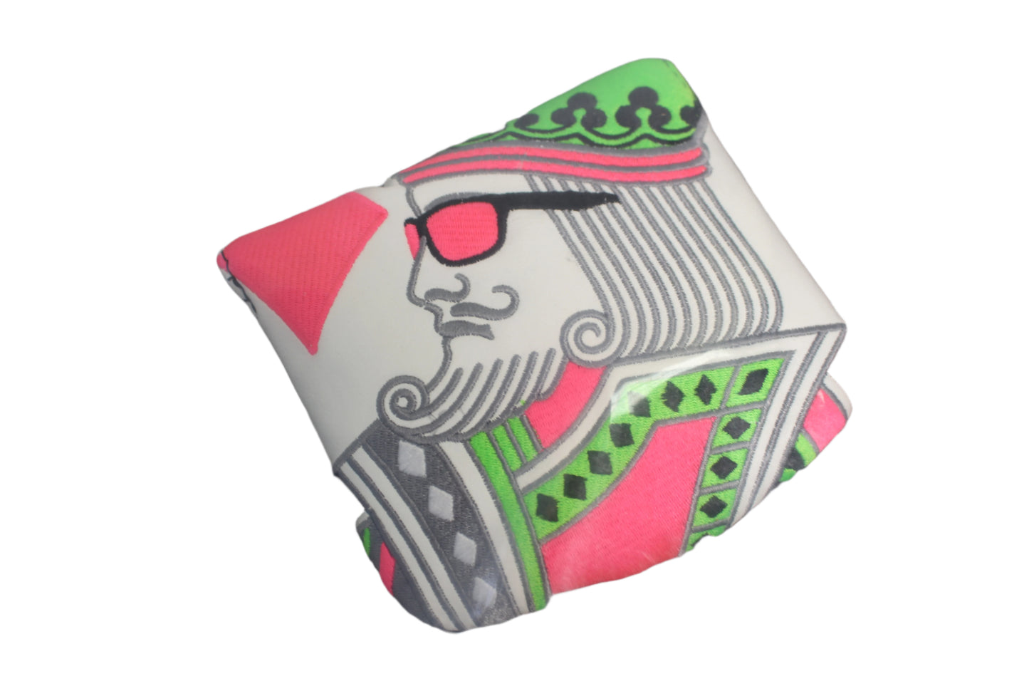 Swag Golf - Pink and Green King Mallet Putter Headcover