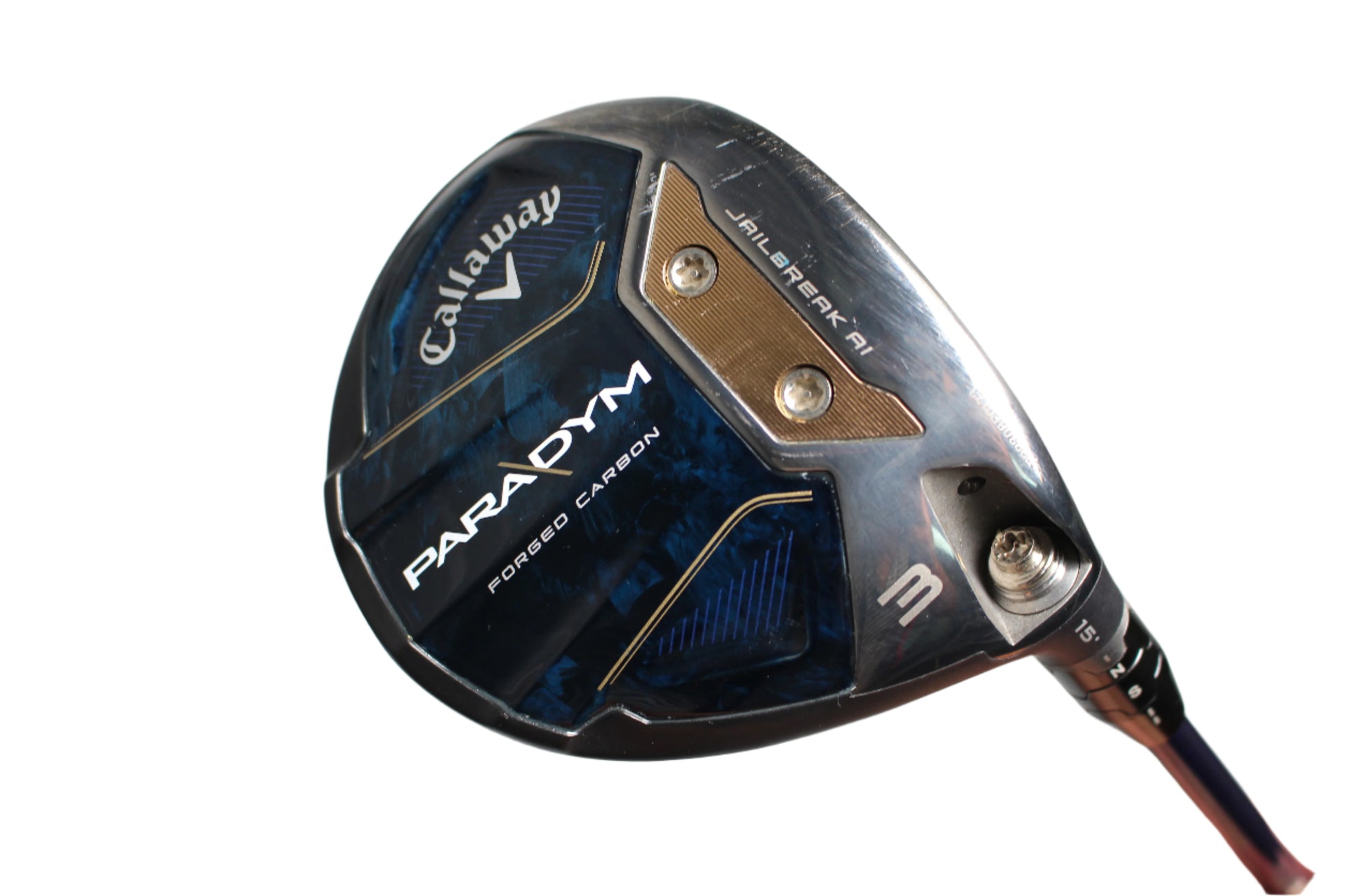 Pre-Owned Callaway Paradym 15.0 (3) Fairway Wood w/Ventus TR Blue 8-X Shaft (9/10)