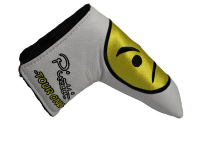 Piretti - Tour Only Frown Face White/Yellow Blade Putter Headcover