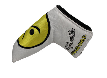 Piretti - Tour Only Frown Face White/Yellow Blade Putter Headcover