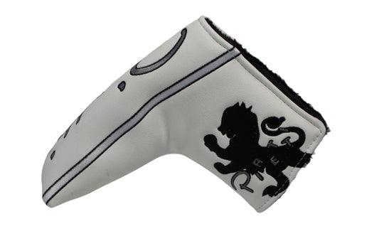 Piretti - White/Black Lion Blade Putter Headcover