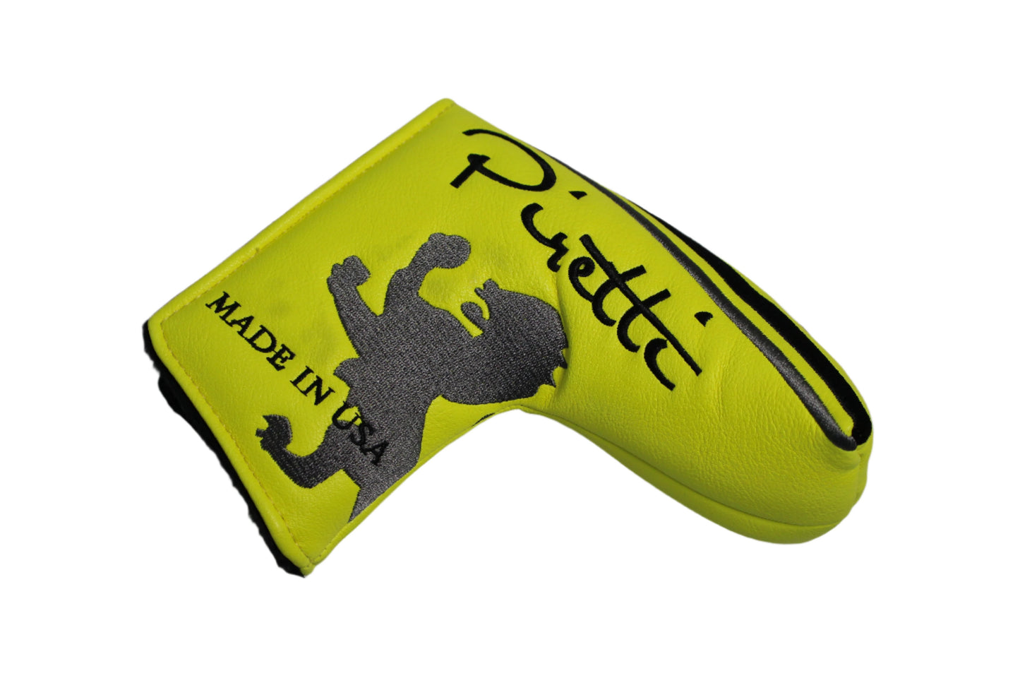 Piretti - Made In USA Fine Milled Putters Yellow/Black Blade Putter Headcover