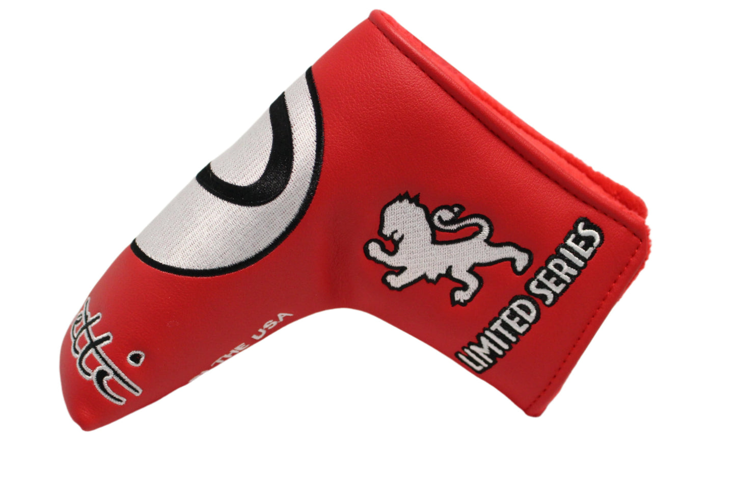 Piretti - Limited Edition Circle P Red/White Blade Putter Headcover