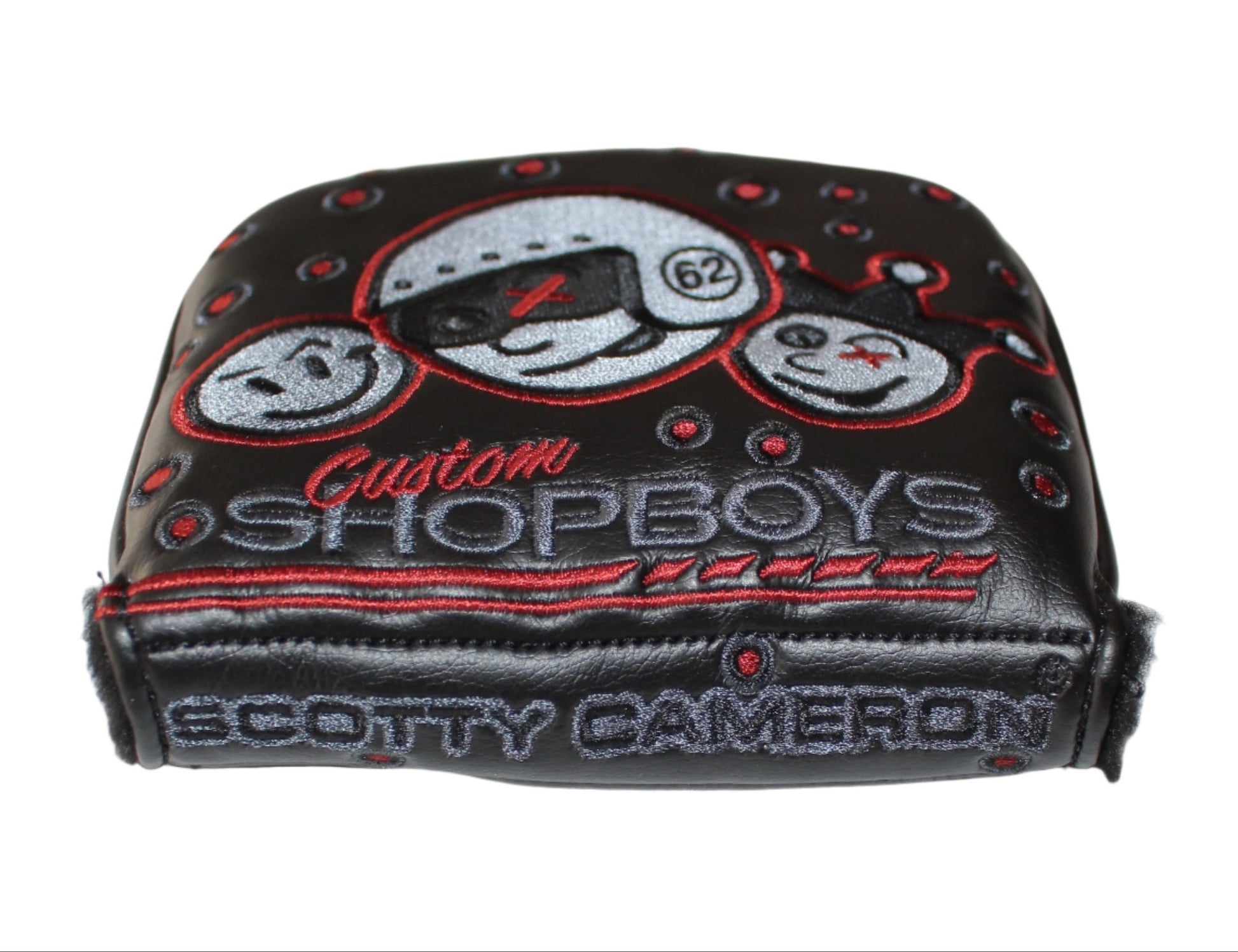 Scotty Cameron - Custom Shop Johnny Racer Grey/Red Mid-Square Mallet Putter Headcover