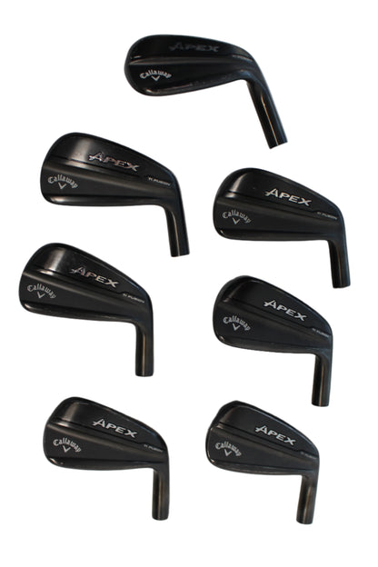 Pre-Owned Callaway Apex Ti Fusion Blacked Out 5-PW, AW Heads (Average)