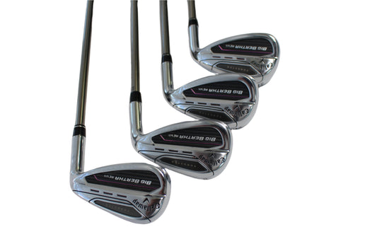 Pre-Owned Callaway Big Bertha Reva '23 9-P, AW, SW Iron Set w/ RCH 45 W (Ladies) Shafts (- 1.0") (Above Average)