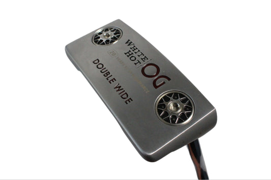 Pre-Owned Odyssey White Hot OG Double Wide: Mid-Mallet Putter W/ 34 Inch Stroke Lab Shaft (Mint)