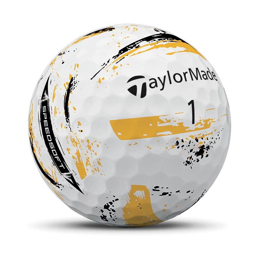 TaylorMade Speed Soft Ink NFL Steelers Golf Balls