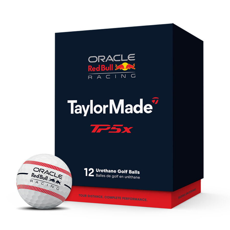 TaylorMade x Oracle Red Bull TP5x Stripe Golf Balls