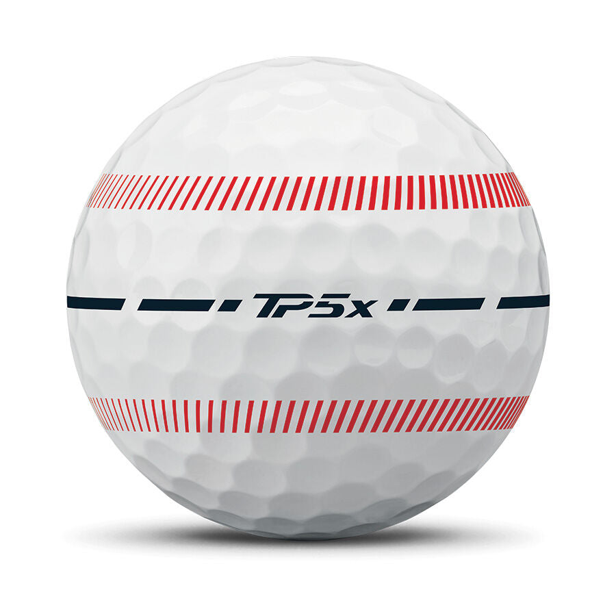 TaylorMade x Oracle Red Bull TP5x Stripe Golf Balls