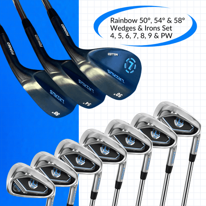 Lazrus Golf - Wedges Set or Individual - Forged 50, 54, 58 | Gap, Sand, Lob Wedge (Right Hand)