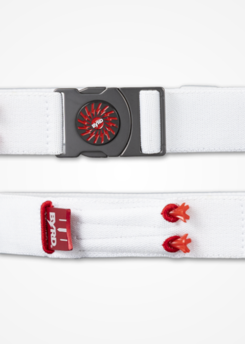 THE BYRD GOLF BELT - White Falcon Fuzz