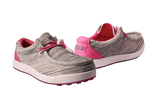 SKŌNI Women's Golf Shoe - Grey/Pink
