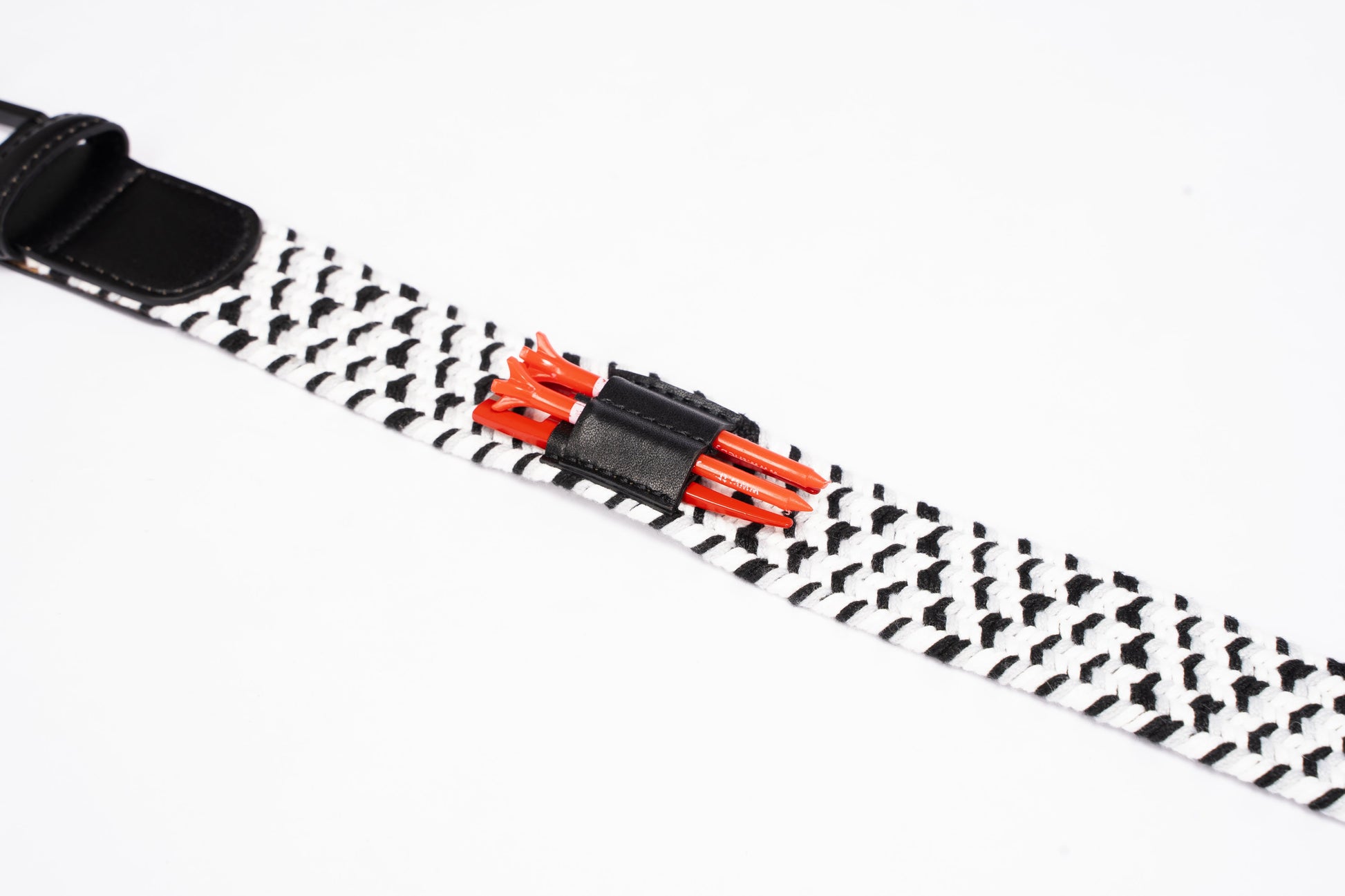 THE BRAIDED BYRD GOLF BELT - Black Capped Chickadee