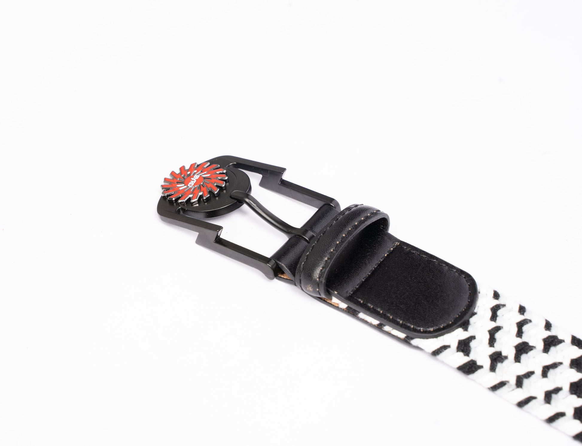 THE BRAIDED BYRD GOLF BELT - Black Capped Chickadee