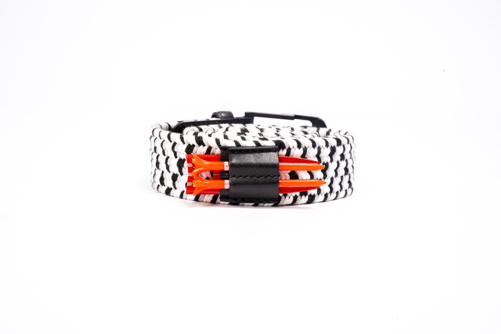 THE BRAIDED BYRD GOLF BELT - Black Capped Chickadee