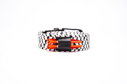 THE BRAIDED BYRD GOLF BELT - Black Capped Chickadee