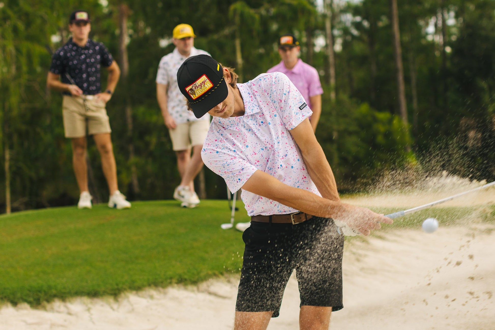 Bogeys & Stogies Black Golf Hat