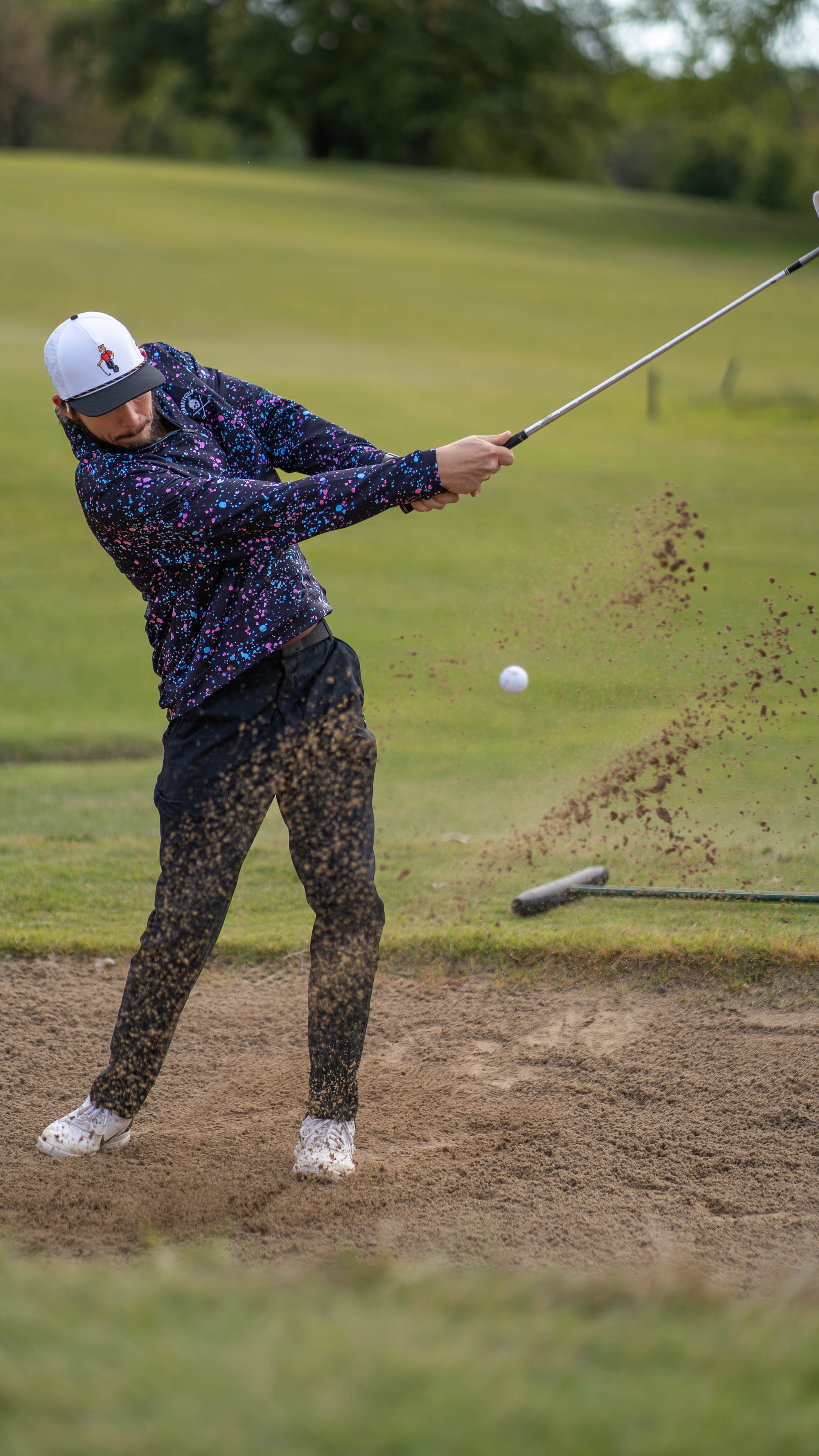 Paint Splatter Quarter Zip