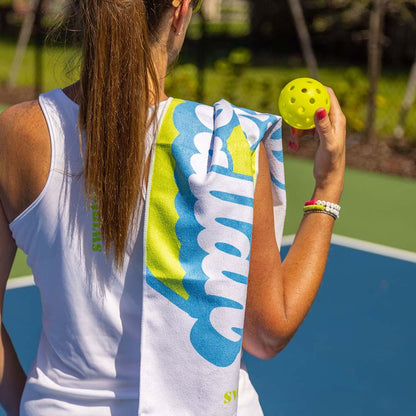 Pickleball Sports Towel White