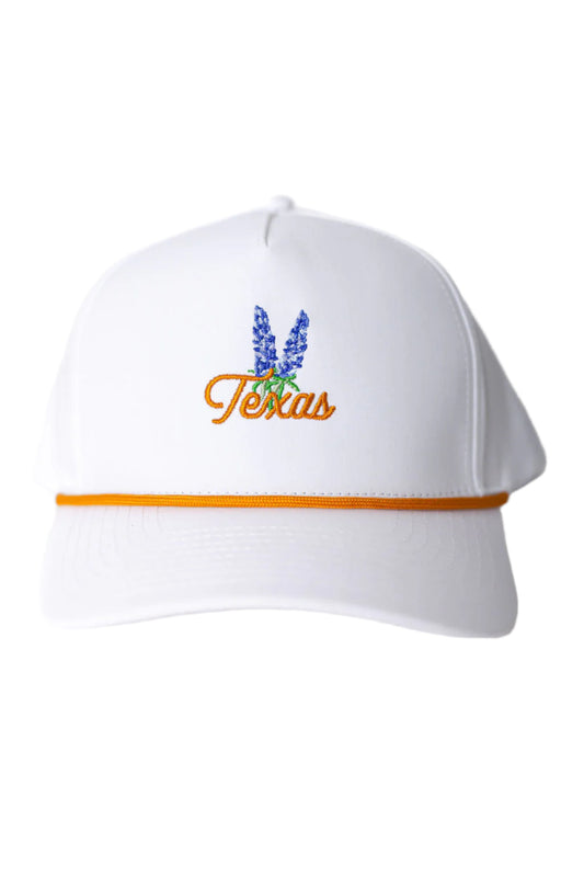 Texas Bluebonnet Rope Hat "Orange"