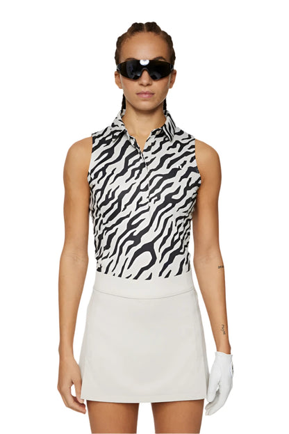 J. Lindeberg Dena Print Sleeveless Top