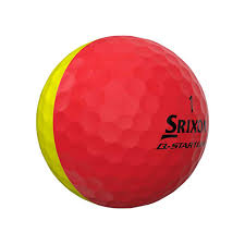 Srixon Q-Star Tour Divide 3 Brite Yellow & Red Golf Balls