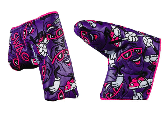 Swag Golf Raisins (Purple) Blade Putter Headcover