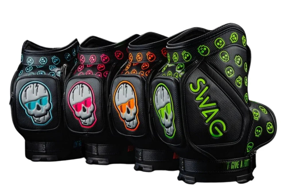 Swag Golf - COTM Pink Skulls Den Caddy Bag