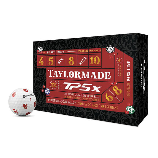 TaylorMade TP5x Pix 3.0 Dice Golf Balls