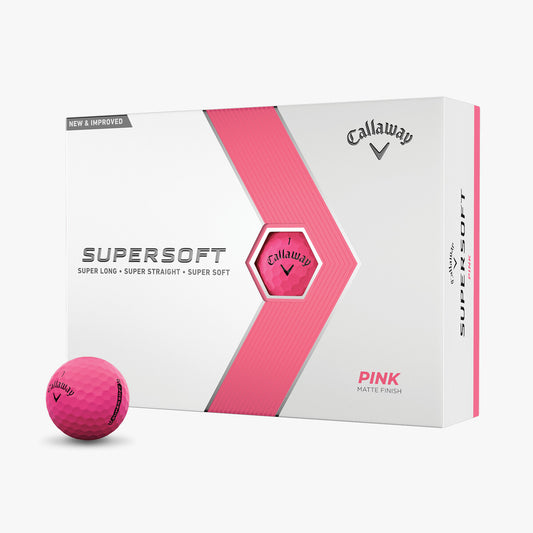 Callaway Supersoft Matte Pink 2023 Golf Balls