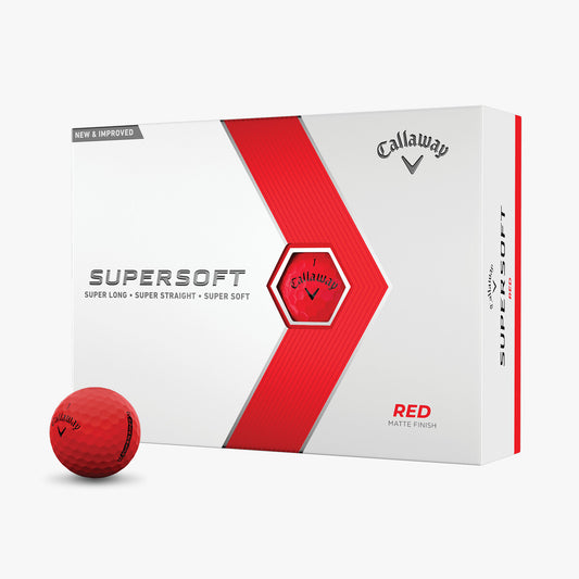 Callaway Supersoft Matte Red 2023 Golf Balls