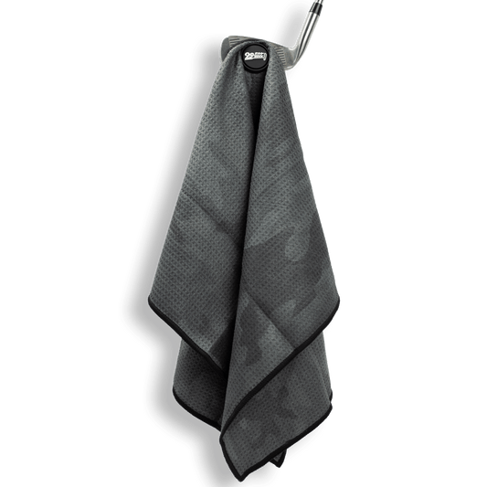 Black Camo Magnetic Golf Towel