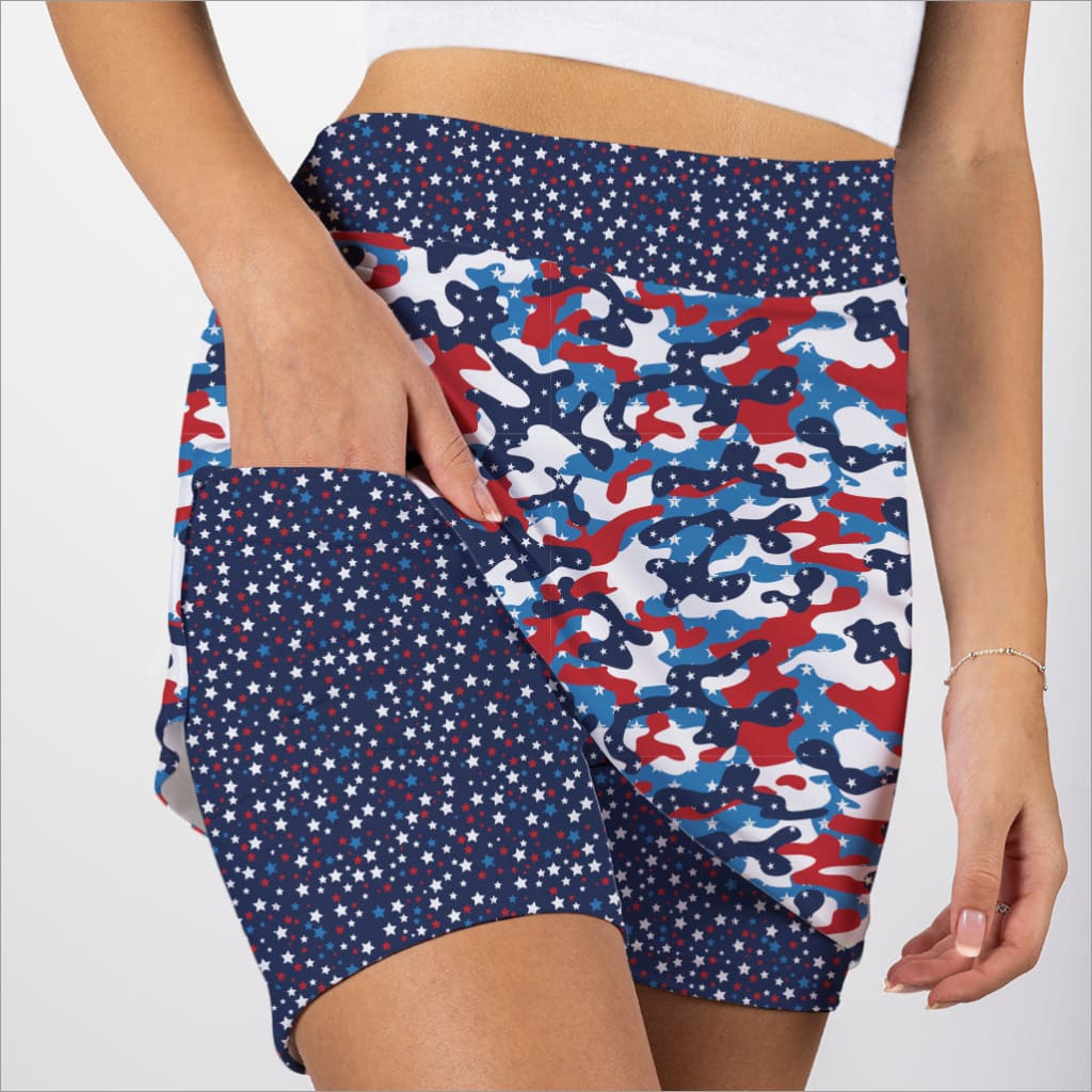 CAMO USA SKORT