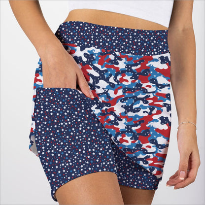 CAMO USA SKORT