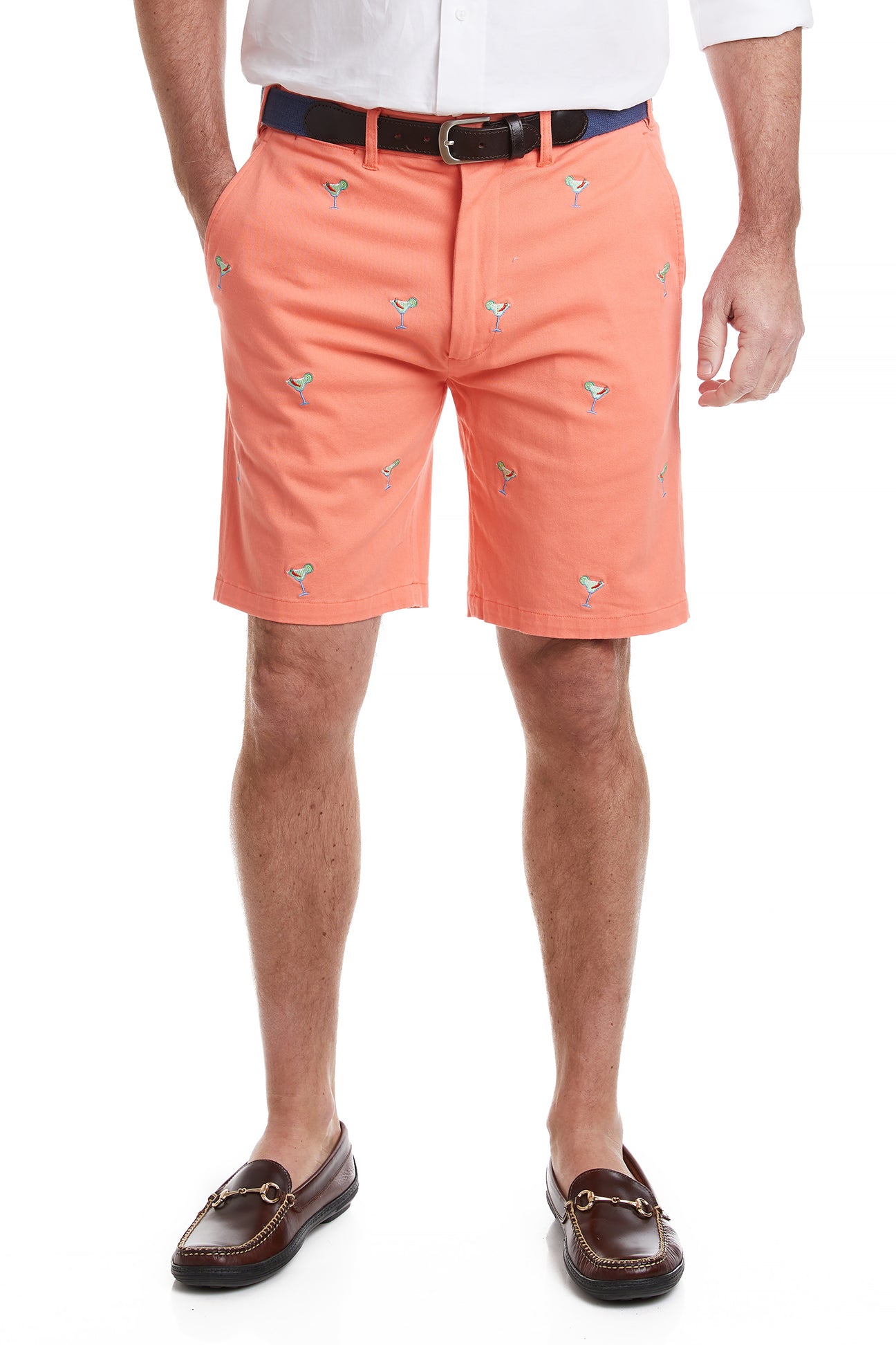 Cisco Short Stretch Twill Coral with Spicy Margarita