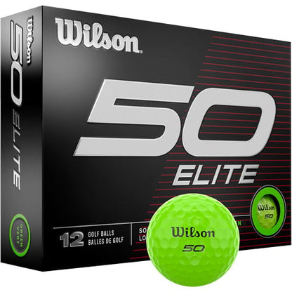 Wilson 50 Elite Green 2023 Golf Balls