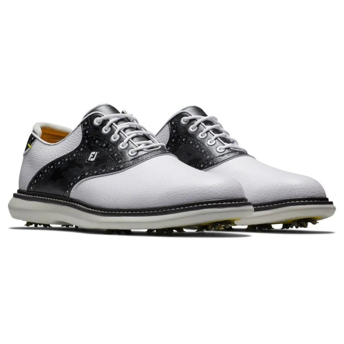 FootJoy Traditions Saddle Golf Shoes (Previous Season) - White/Camo 57928