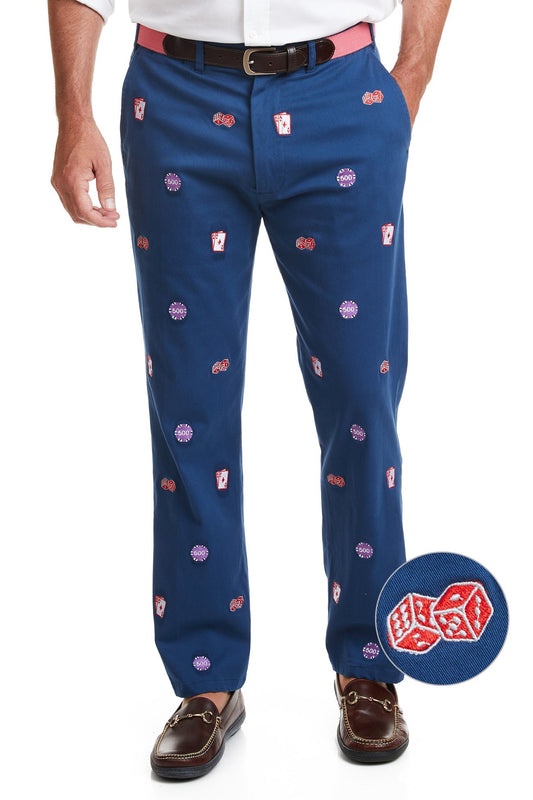 Harbor Pant Nantucket Navy with Vegas Baby