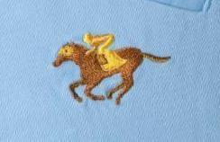 Harbor Pant Stretch Twill Liberty With Racing Horses