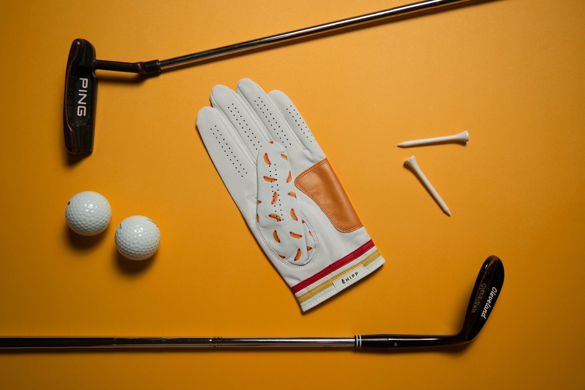 "Hot Dog" Golf Glove