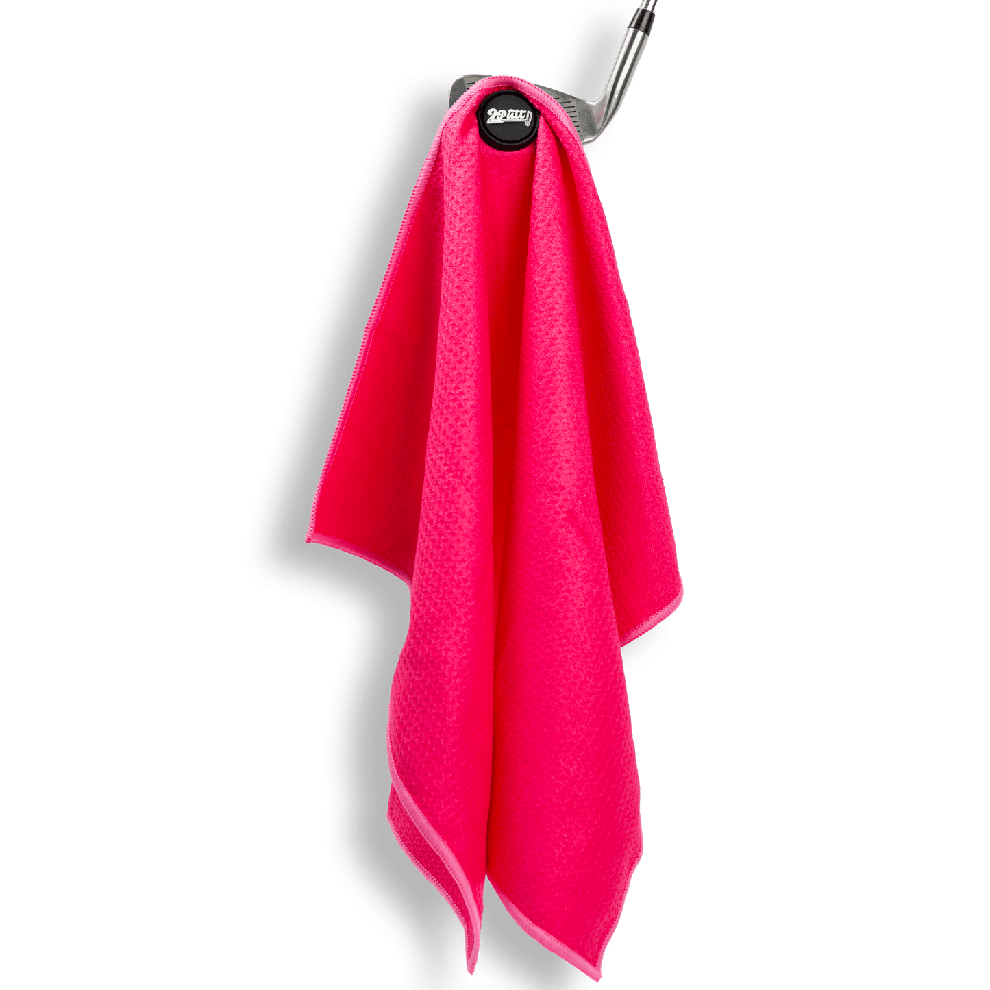 Hot Pink Magnetic Golf Towel