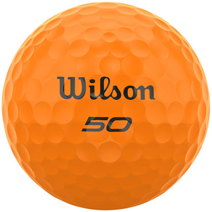 Wilson 50 Elite Orange 2023 Golf Balls