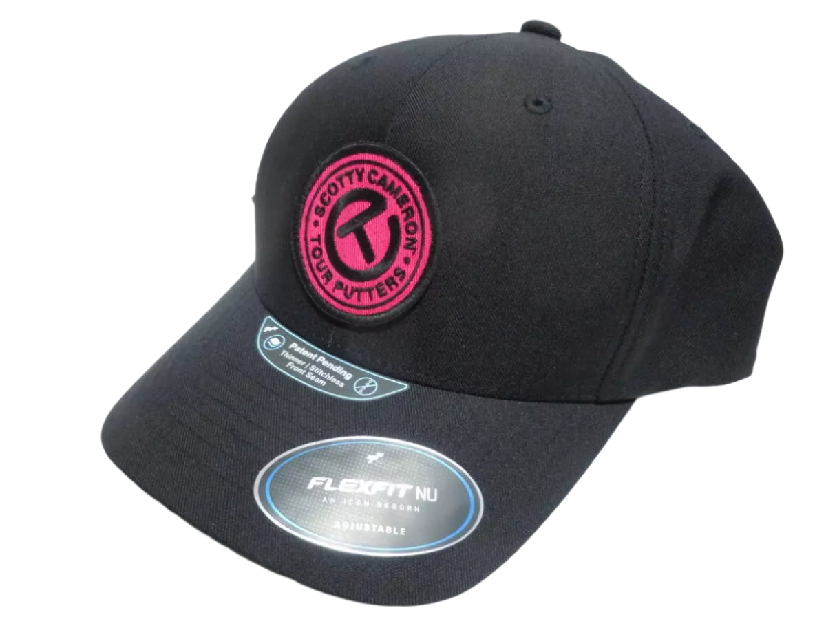 Scotty Cameron - 2024 Circle-T Black/Pink Flexfit Snapback Hat