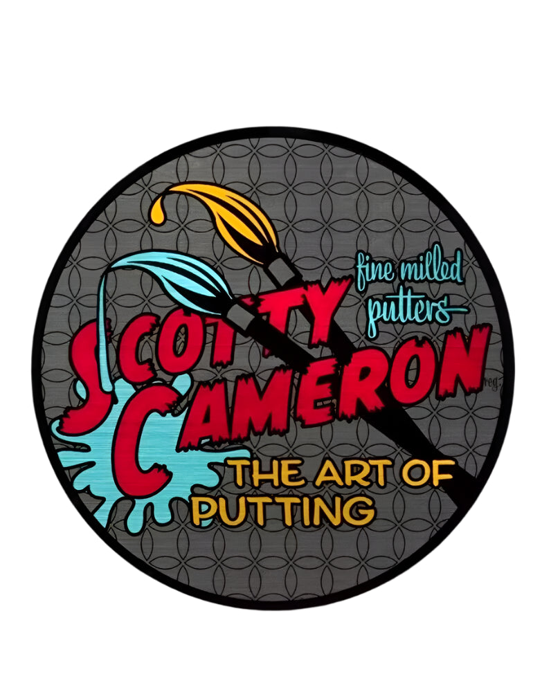 Scotty Cameron "The Art of Putting" Sticker - Round 3.125”