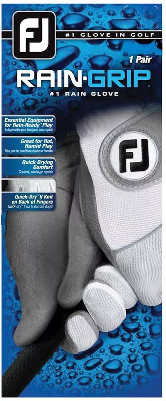 FootJoy RainGrip Pair Mens Gloves 2023 White