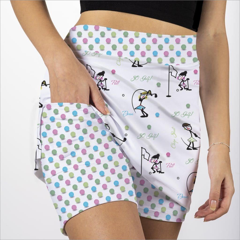 SOFY GOLFS WHITE SKORT