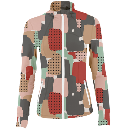 Golf Abstract Camo Women's Full Zip